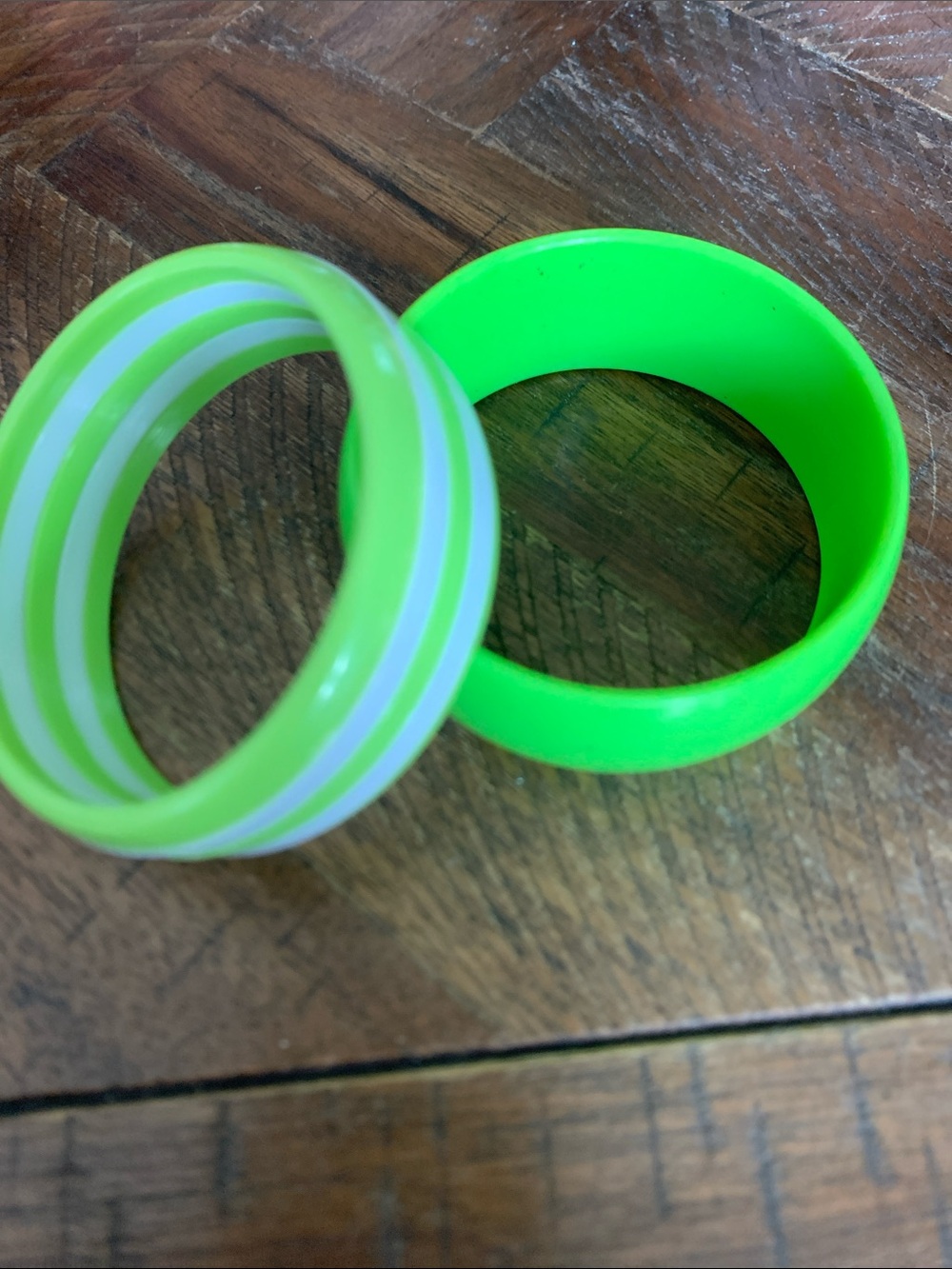 Neon Green Bangle Bracelet Set - Women